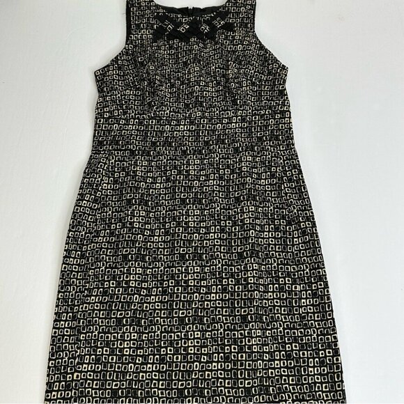 Evan Picone NWT Black Beyond The Shadow Contemporary Sheath Career Dress 6/C32 - Picture 5 of 13